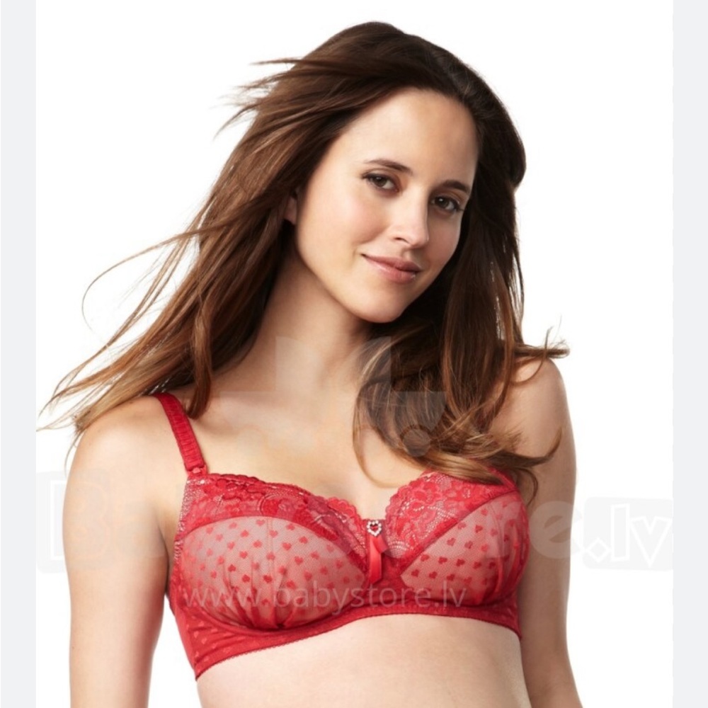 HOTMILK 32E Red Heart Nursing Bra - never worn!